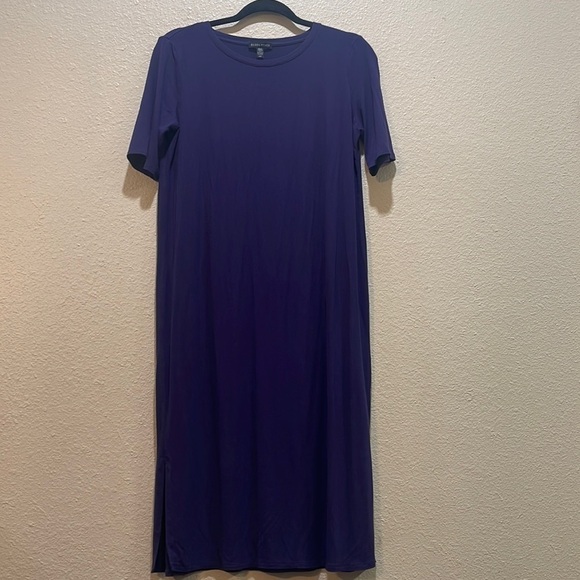 Eileen Fisher Dresses & Skirts - Eileen Fisher VISCOSE JERSEY ROUND NECK ELBOW size S